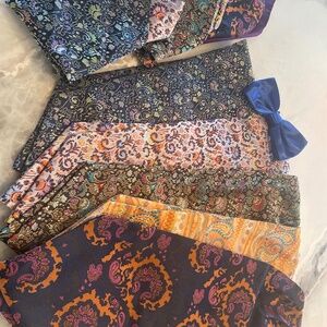 Bundle of SILK Ascots and Hankerchiefs….by SETSENSE